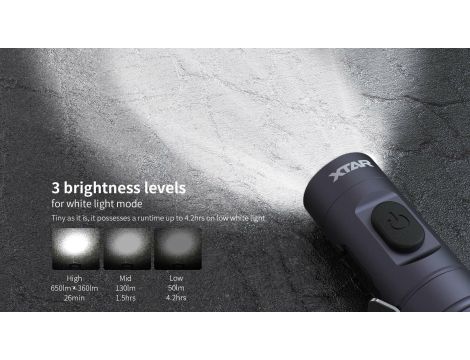 XTAR T2 Pocket Flashlight EDC - 8