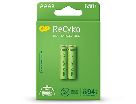 GP Recyko R03/AAA 850mAh Series B2 1,2V