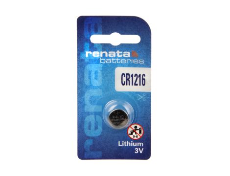 Lithium battery CR1216 MFR 3V 30mAh  RENATA