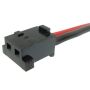 Plug with wires  9156-2P AWG24/15 red/blk (2PIN) - 4