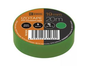 Insulating tape PVC 19/20 green EMOS