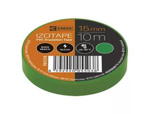 Insulating tape PVC 15/10 green EMOS