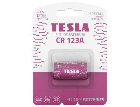 Lithium battery TESLA CR123A B1 3,0V