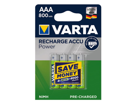 Rechargeable battery R03 800mAh VARTA