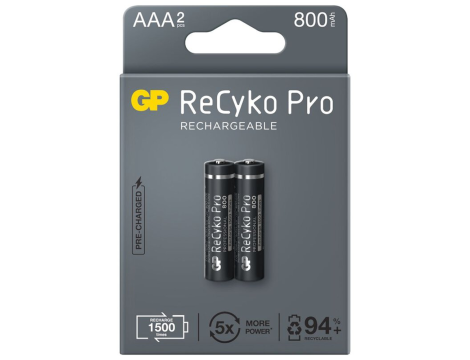 Rechargeable battery R03/AAA 800mAh GP ReCYKO PRO