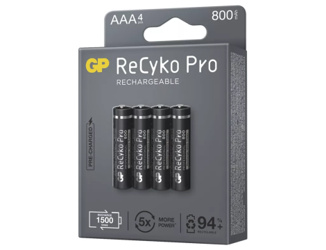 GP Recyko PRO R03/AAA 800mAh Series B4 - 2