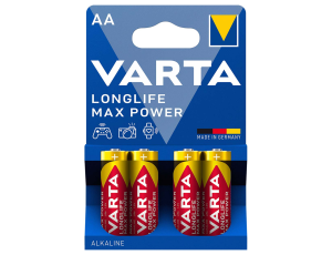 Alkaline batteries LR6 VARTA LONGLIFE MAX POWER