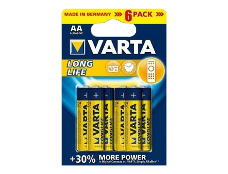 Alkaline battery LR6 VARTA LONGLIFE
