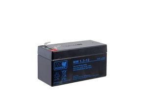 AGM battery  MW12-1,3 12V 1300mAh Pb EMOS - image 2