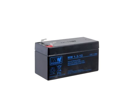 AGM battery  MW12-1,3 12V 1300mAh Pb EMOS - 2
